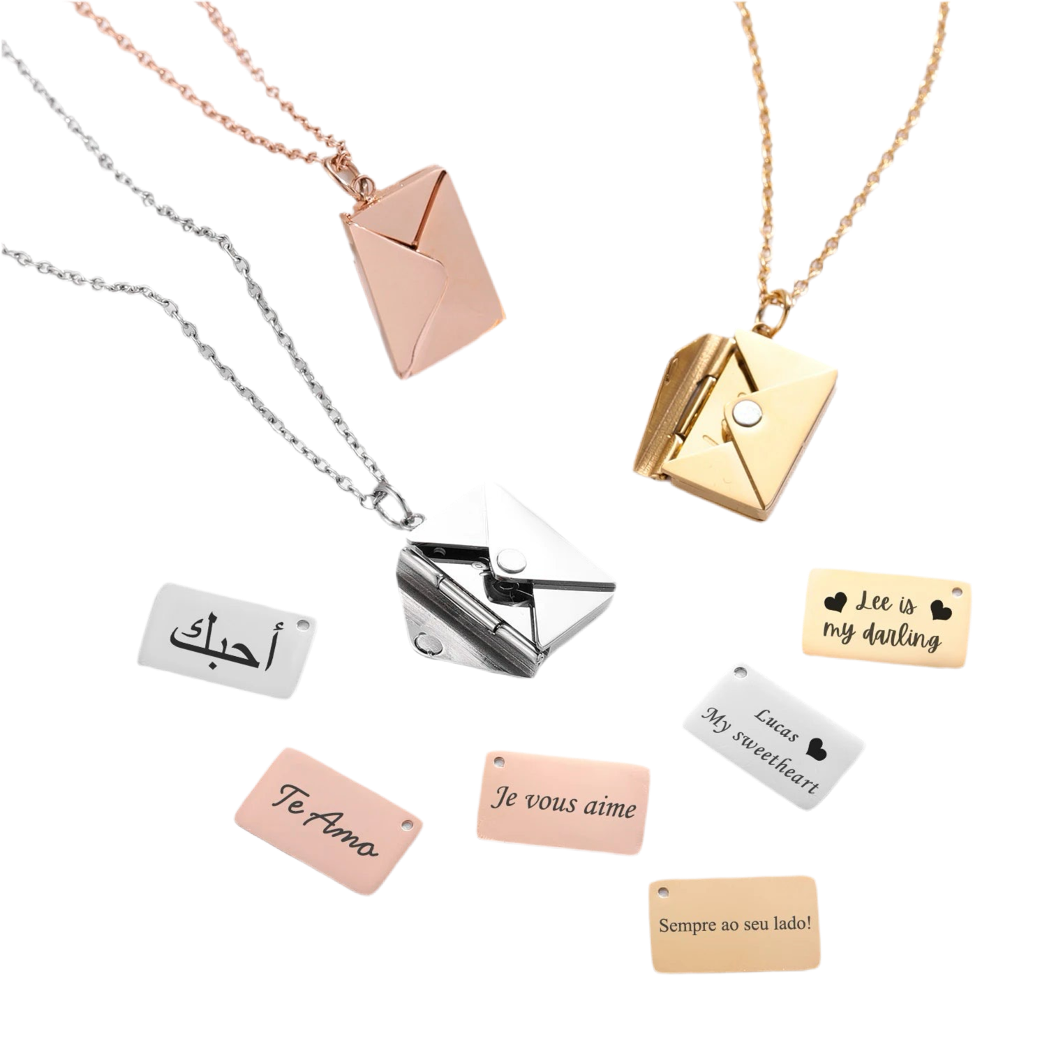 Love Script Necklace