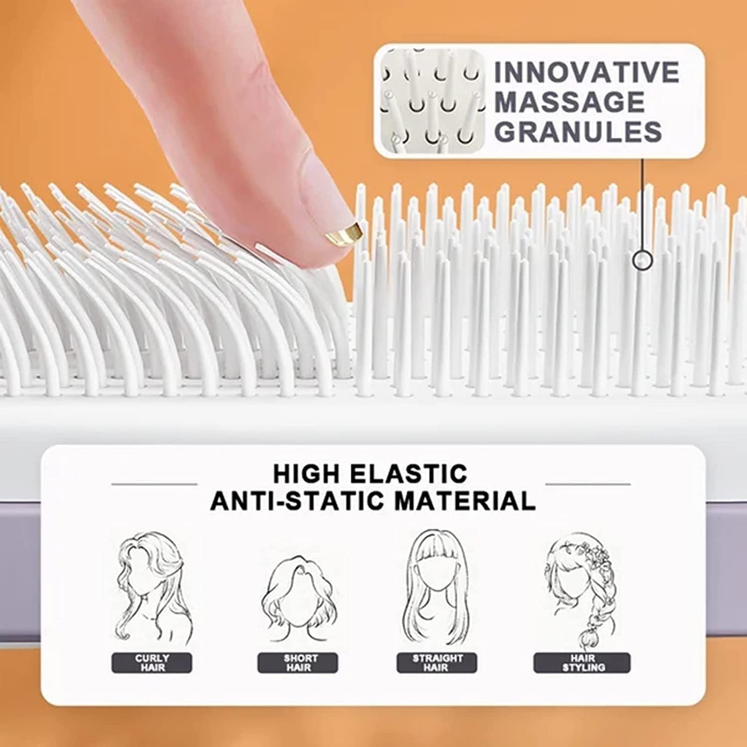 InstaClean Hair Hairbrush - VERTIDES