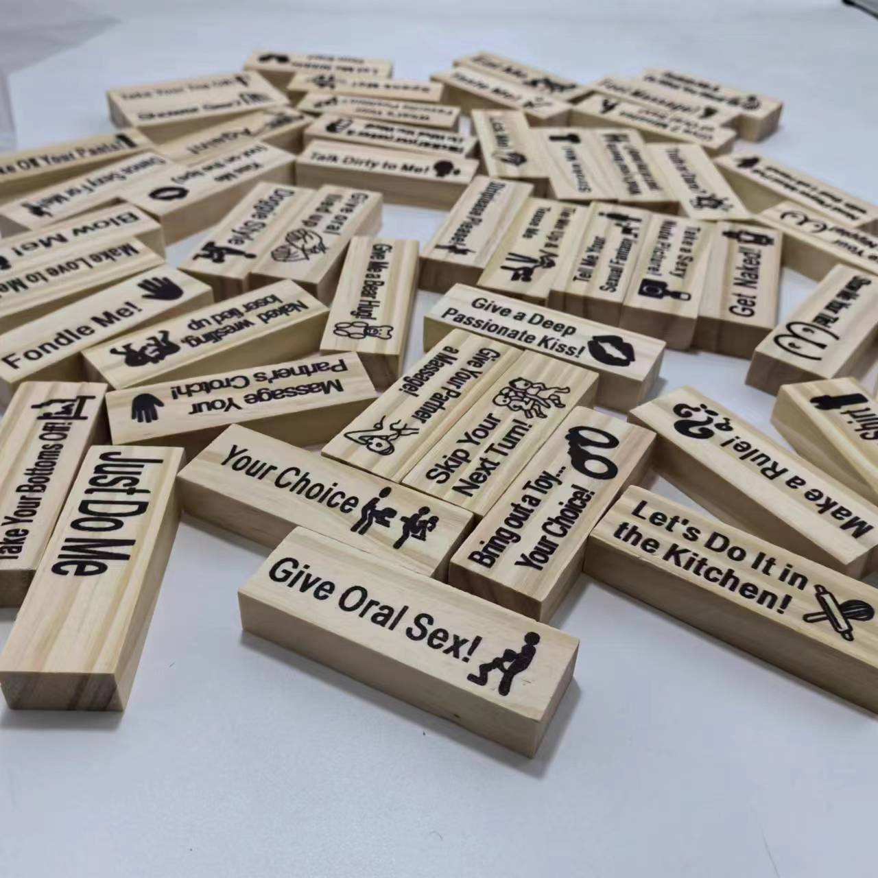 <p><em><strong>“Every product screams quality and love! The Spicy Jenga Game was such a fun addition to our date night.”</strong></em></p>